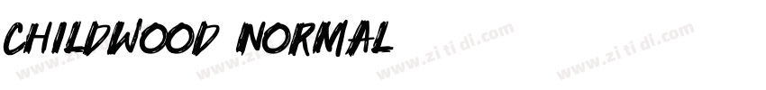 Childwood Normal字体转换